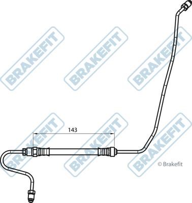 APEC braking BHO4337 Brake Hose BHO4337