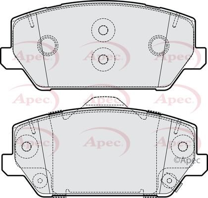 APEC braking PAD2270 Brake Pad Set, disc brake PAD2270