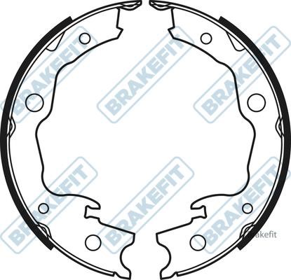 APEC braking BSH1061 Parking brake shoes BSH1061