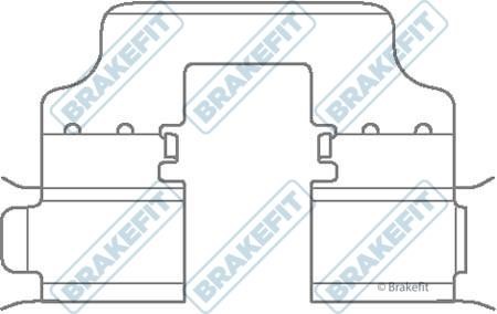 APEC braking BKT1059 Mounting kit brake pads BKT1059