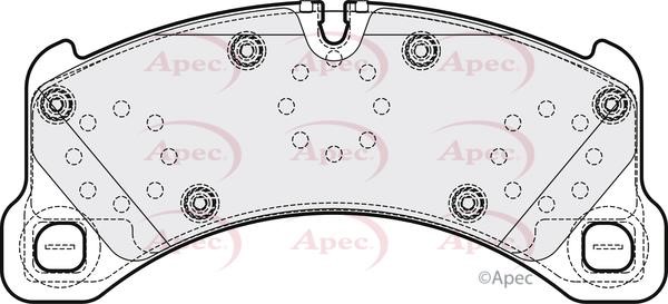 APEC braking PAD2203 Brake Pad Set, disc brake PAD2203