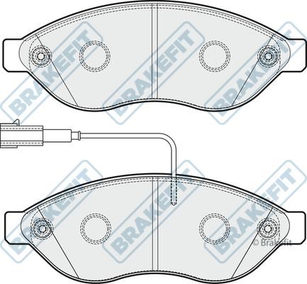 APEC braking PD3354 Brake Pad Set, disc brake PD3354