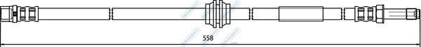 APEC braking BHO4137 Brake Hose BHO4137