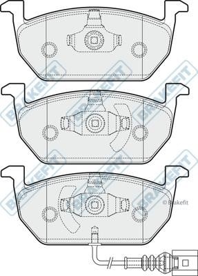 APEC braking PD3377 Brake Pad Set, disc brake PD3377