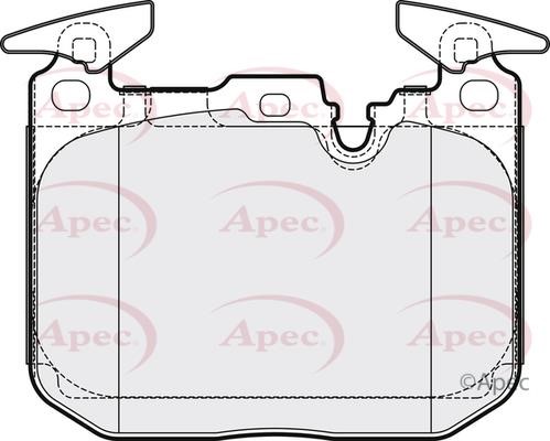 APEC braking PAD2170 Brake Pad Set, disc brake PAD2170