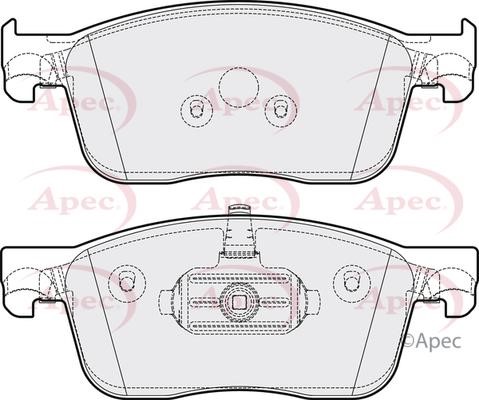 APEC braking PAD2189 Brake Pad Set, disc brake PAD2189