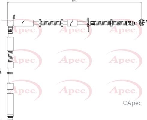 APEC braking HOS4174 Brake Hose HOS4174