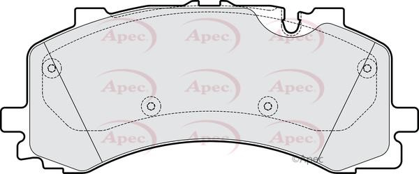 APEC braking PAD2167 Brake Pad Set, disc brake PAD2167