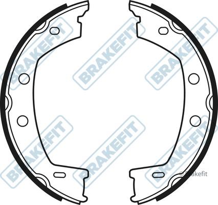 APEC braking BSH1062 Parking brake shoes BSH1062