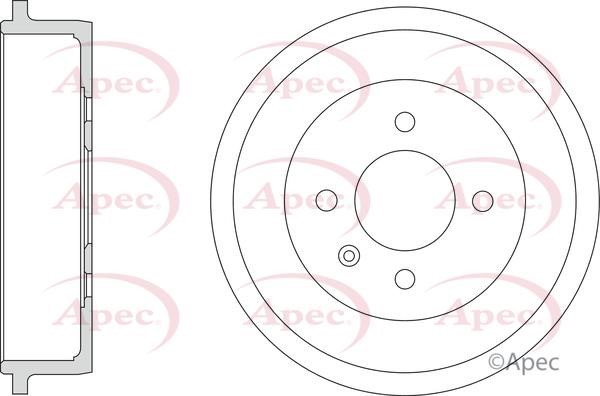 APEC braking DRM9216 Brake drum DRM9216