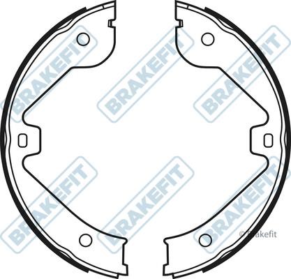 APEC braking BSH1046 Parking brake shoes BSH1046