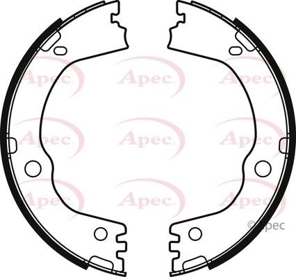 APEC braking SHU825 Parking brake shoes SHU825