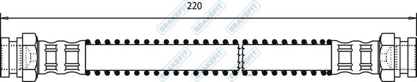 APEC braking BHO4004 Brake Hose BHO4004