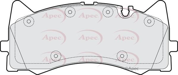 APEC braking PAD2176 Brake Pad Set, disc brake PAD2176
