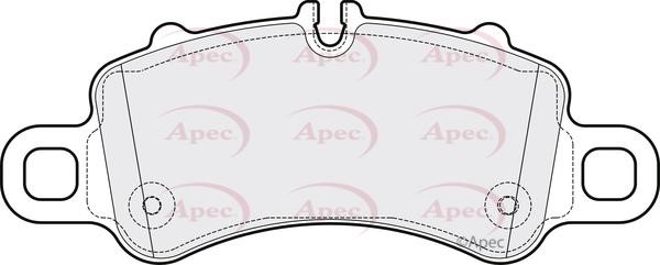 APEC braking PAD2142 Brake Pad Set, disc brake PAD2142