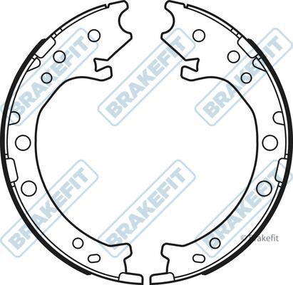 APEC braking BSH1133 Parking brake shoes BSH1133