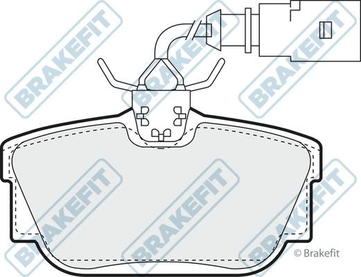 APEC braking PD3895 Brake Pad Set, disc brake PD3895