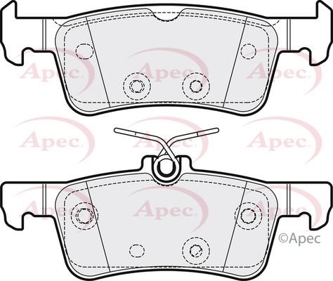APEC braking PAD2204 Brake Pad Set, disc brake PAD2204
