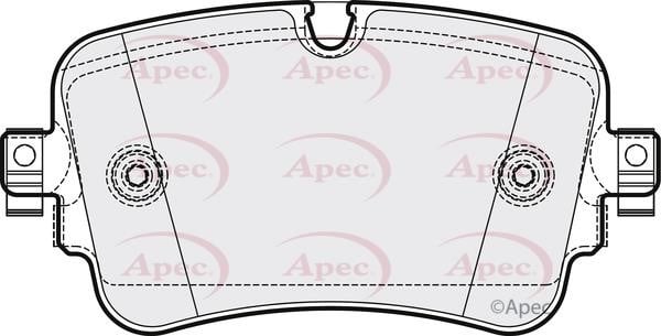APEC braking PAD2094 Brake Pad Set, disc brake PAD2094