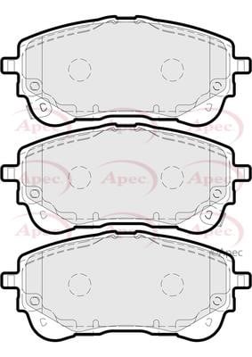 APEC braking PAD2317 Brake Pad Set, disc brake PAD2317