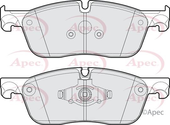APEC braking PAD2295 Brake Pad Set, disc brake PAD2295