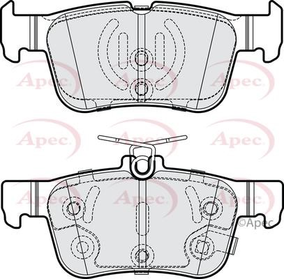 APEC braking PAD2284 Brake Pad Set, disc brake PAD2284