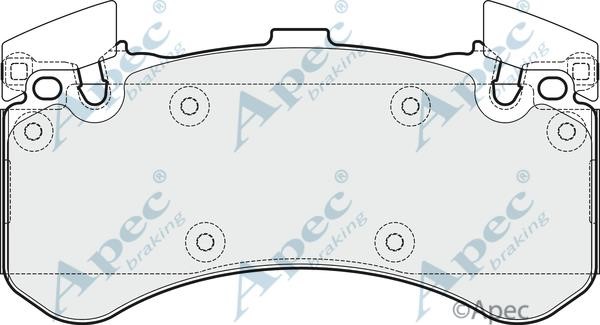 APEC braking PAD1805B Brake Pad Set, disc brake PAD1805B