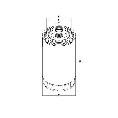 Sampiyon CS 1617 H Hydraulic filter CS1617H
