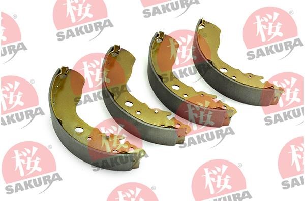 Sakura 602-80-7070 Brake shoe set 602807070