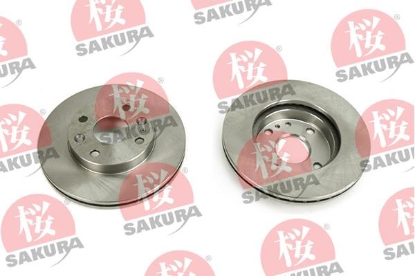 Sakura 604-30-3585 Front brake disc ventilated 604303585