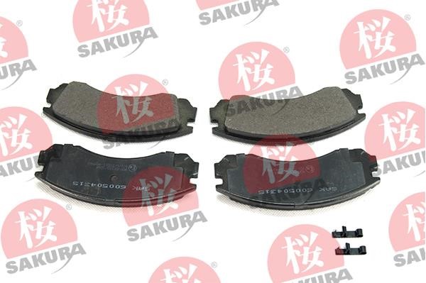 Sakura 600-50-4315 Brake Pad Set, disc brake 600504315