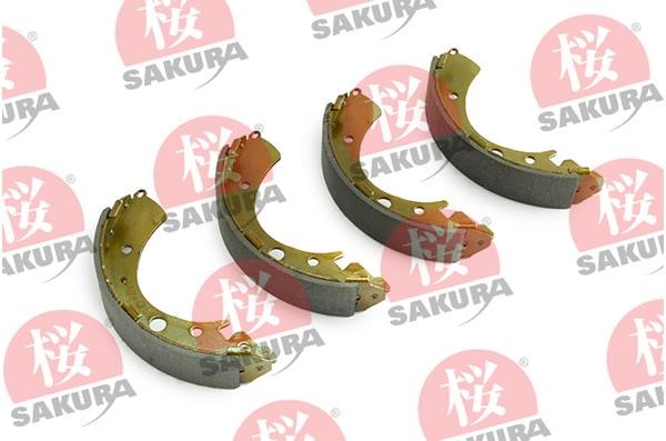 Sakura 602-00-6662 Brake shoe set 602006662