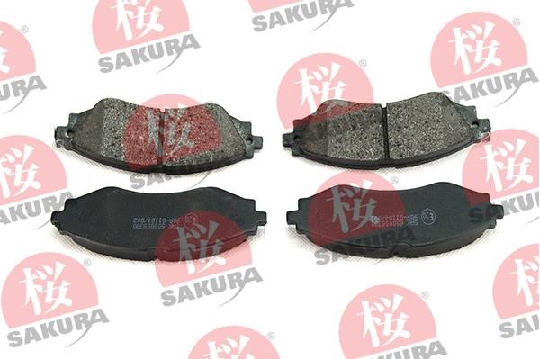 Sakura 600-00-8390 Brake Pad Set, disc brake 600008390