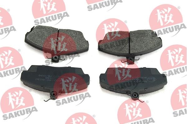 Sakura 600-40-8030 Brake Pad Set, disc brake 600408030