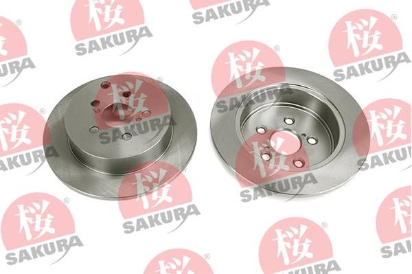 Sakura 605-20-3720 Rear brake disc, non-ventilated 605203720