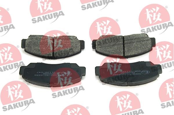 Sakura 600-40-6682 Brake Pad Set, disc brake 600406682