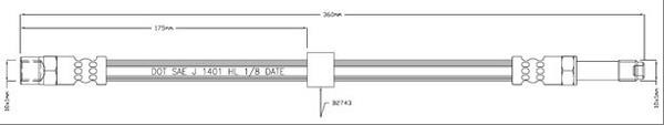 Motorquip VBJ260 Brake Hose VBJ260