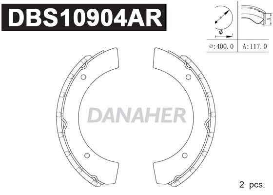 Danaher DBS10904AR Brake shoe set DBS10904AR