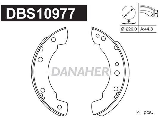 Danaher DBS10977 Brake shoe set DBS10977