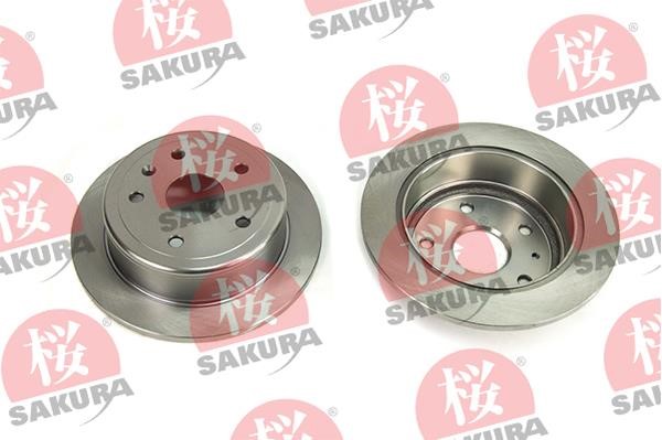 Sakura 605-00-8335 Rear brake disc, non-ventilated 605008335