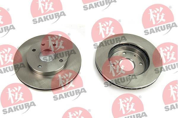 Sakura 604-00-8360 Front brake disc ventilated 604008360