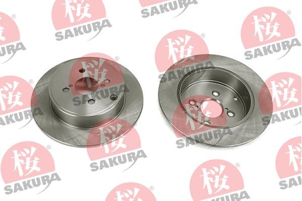 Sakura 605-20-3895 Rear brake disc, non-ventilated 605203895