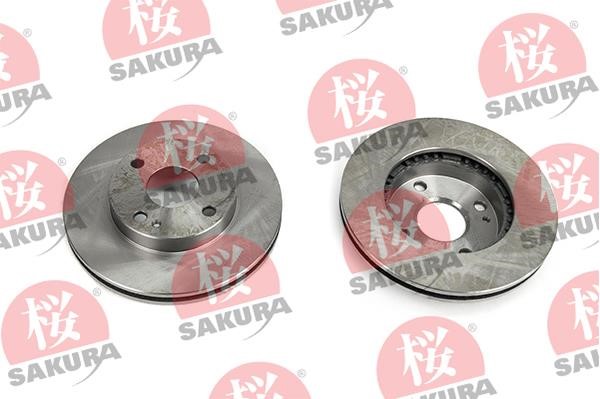Sakura 604-30-3630 Front brake disc ventilated 604303630