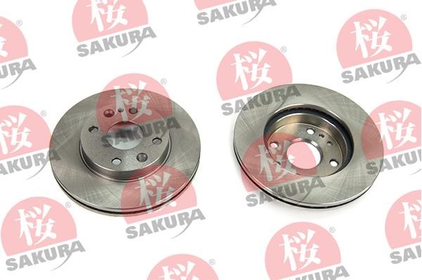 Sakura 604-03-8830 Front brake disc ventilated 604038830