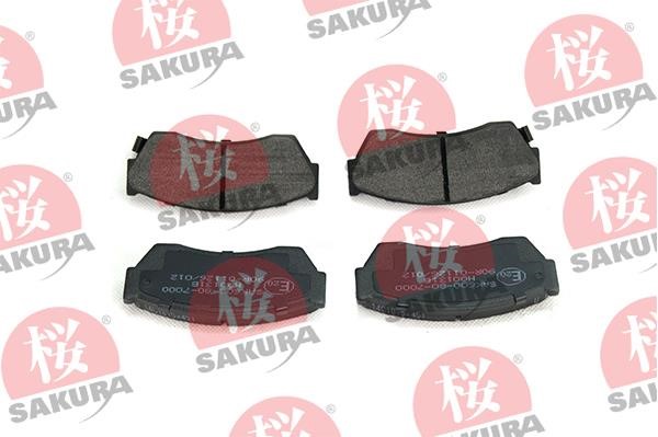 Sakura 600-80-7000 Brake Pad Set, disc brake 600807000