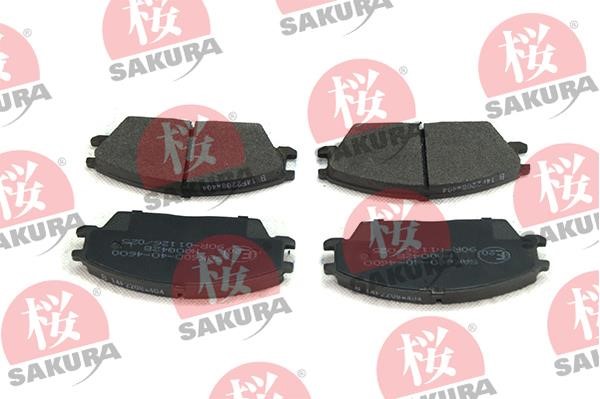 Sakura 600-40-4600 Brake Pad Set, disc brake 600404600