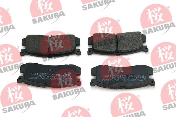 Sakura 601-30-3520 Brake Pad Set, disc brake 601303520