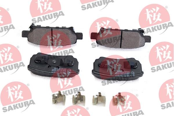 Sakura 601-50-4350 Brake Pad Set, disc brake 601504350