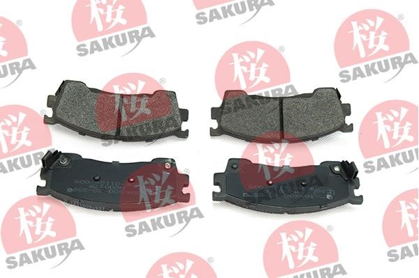 Sakura 600-30-3580 Brake Pad Set, disc brake 600303580