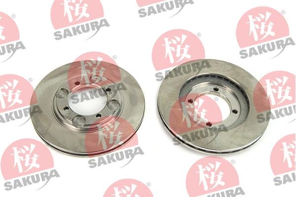 Sakura 604-05-4630 Front brake disc ventilated 604054630
